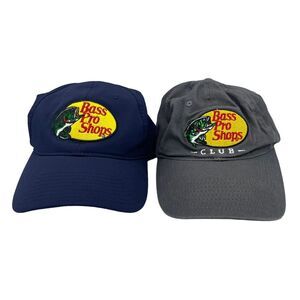 2 Bass Pro Shops Fishing Caps Hats